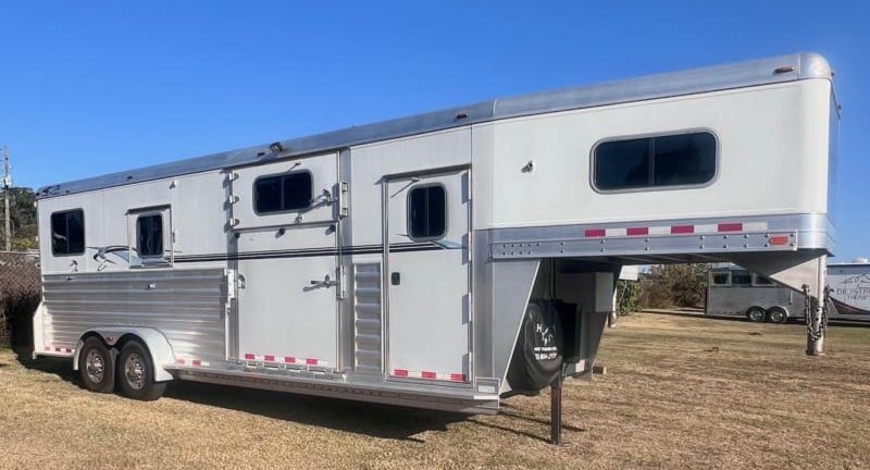 2012 4-Star - 2+1 -  3 Horse Straight Load Gooseneck Horse Trailer SOLD!!! 