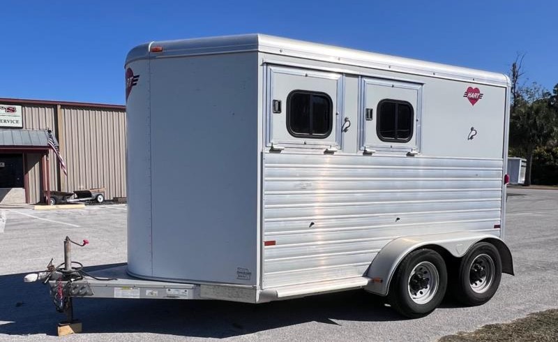2007 Hart   2 Horse Slant Load Bumperpull Horse Trailer SOLD!!! 