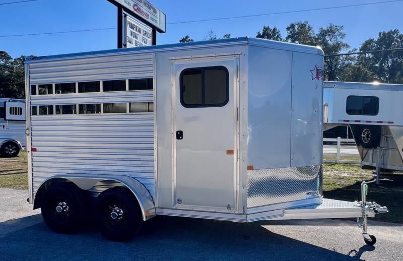 2026 Frontier Stock Combo  2 Horse Slant Load Bumperpull Horse Trailer SOLD!!! 