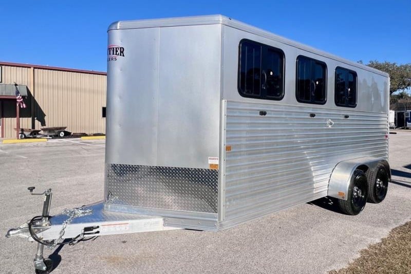 2026 Frontier Colt - Stock Combo -  3 Horse Slant Load Bumperpull Horse Trailer
