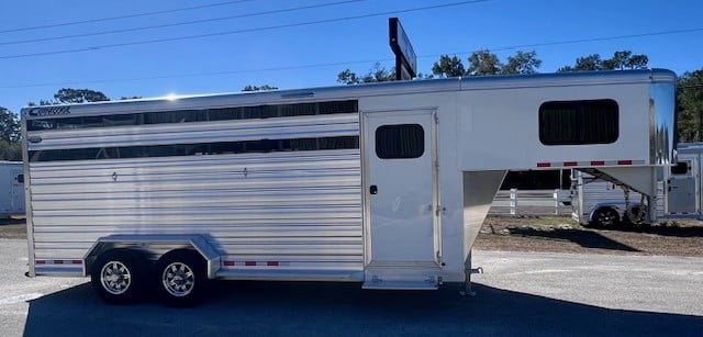 2026 Cimarron Lonestar 20' Livestock Combo Gooseneck Trailer Gooseneck  SOLD!!! 