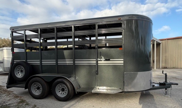 2026 Bee 16' Livestock - Charcoal - Bumperpull  SOLD!!! 