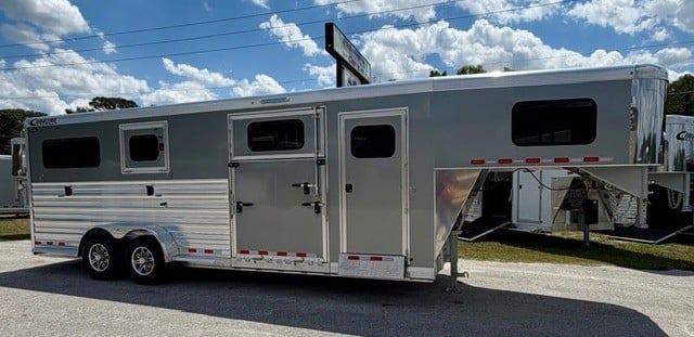 2027 Cimarron Norstar Warmblood - 2+1 -  3 Horse Straight Load Gooseneck Horse Trailer SOLD!!! 