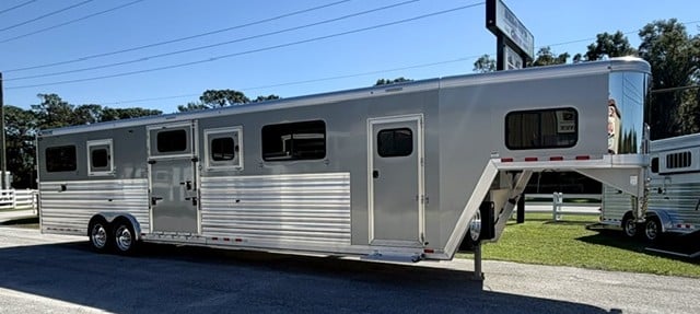 2027 Cimarron 6 (+2) Horse Head to Head  6 Horse Straight Load Gooseneck Horse Trailer