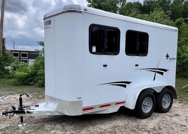 2013 Shadow Stablemate   2 Horse Slant Load Bumperpull Horse Trailer