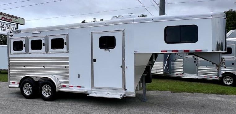 2025 Cimaroon   3 Horse Slant Load Gooseneck Horse Trailer SOLD!!! 