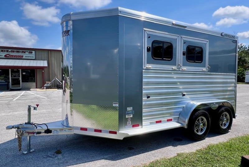 2026 Cimarron Norstar   2 Horse Slant Load Bumperpull Horse Trailer
