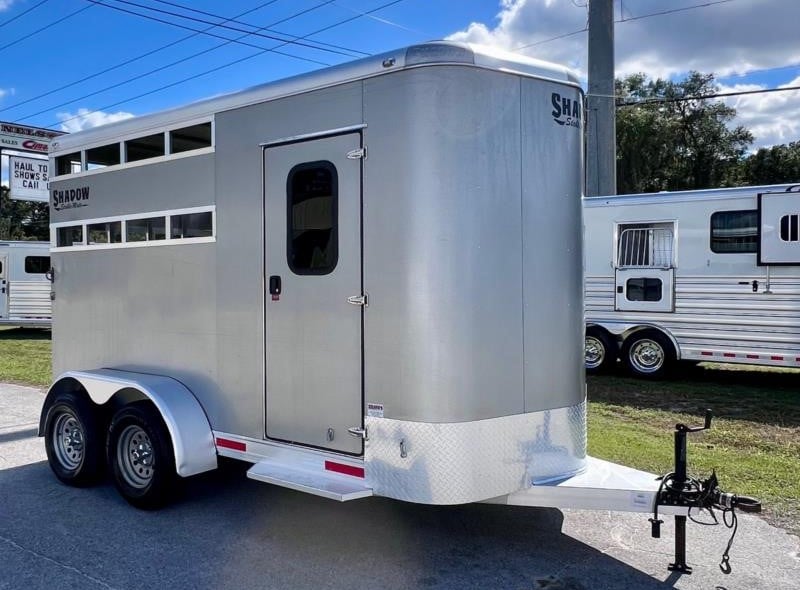 2020 Shadow Stablemate - Silver -  2 Horse Slant Load Bumperpull Horse Trailer SOLD!!! 