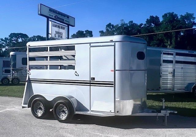 2026 Bee Durango Stock Combo  2 Horse Slant Load Bumperpull Horse Trailer