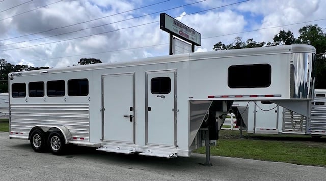 2025 Cimarron Norstar   4 Horse Slant Load Gooseneck Horse Trailer SOLD!!! 