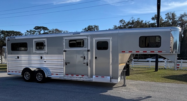 2026 Cimarron 2+1  3 Horse Straight Load Gooseneck Horse Trailer SOLD!!! 