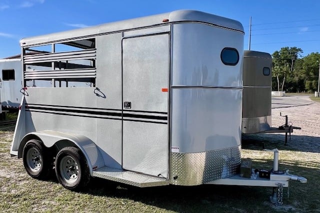 2025 Bee Durango Stock Combo  2 Horse Slant Load Bumperpull Horse Trailer SOLD!!! 
